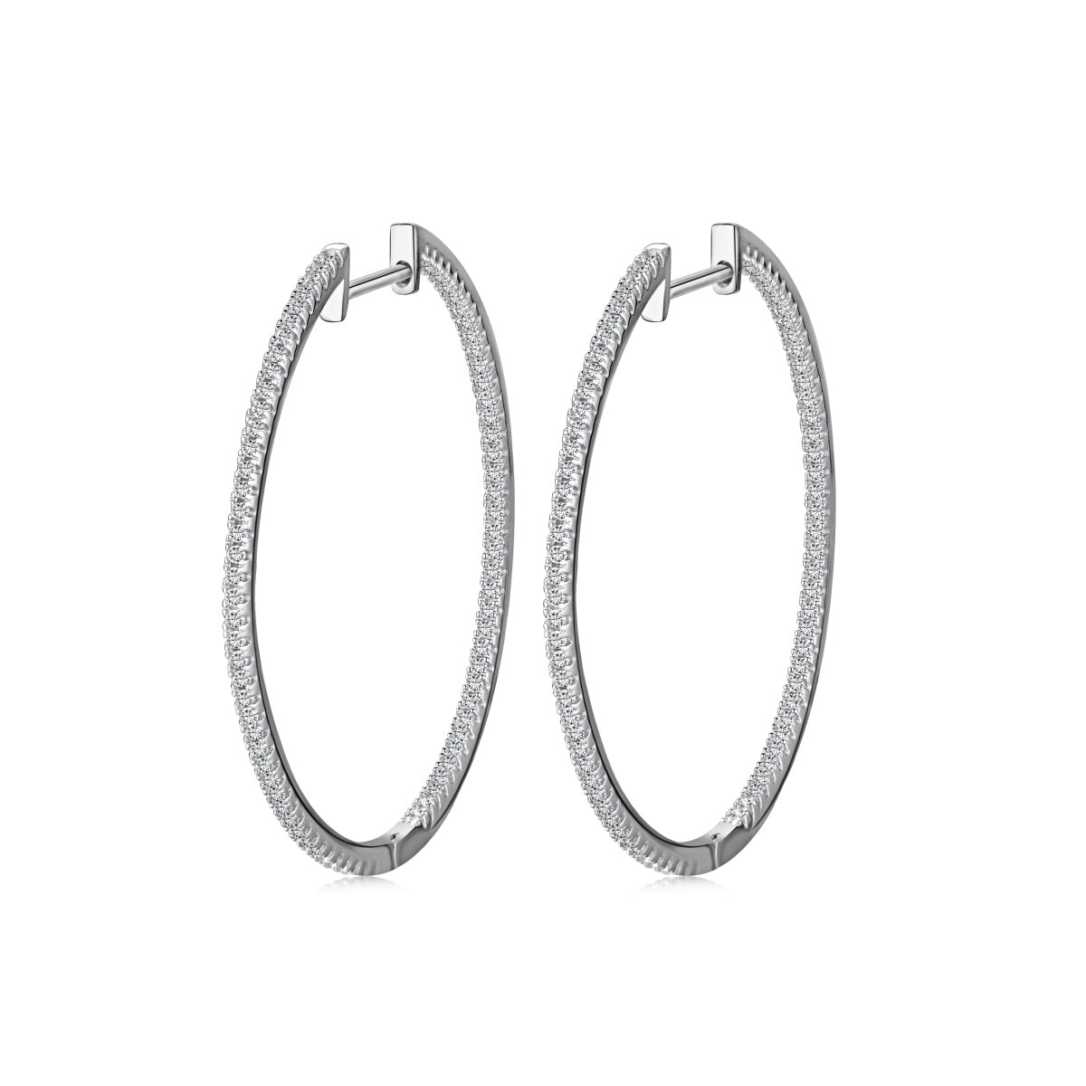 [Lora-Jewelry] Boucles d'oreilles créoles larges et populaires