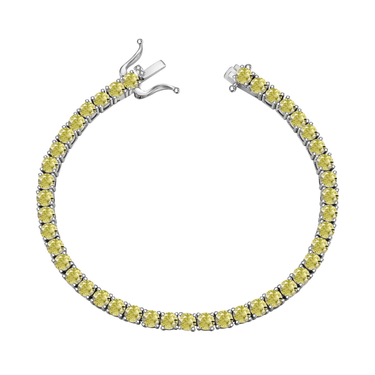 [Lora-Jewelry] Bracelet tennis rond orné et éblouissant