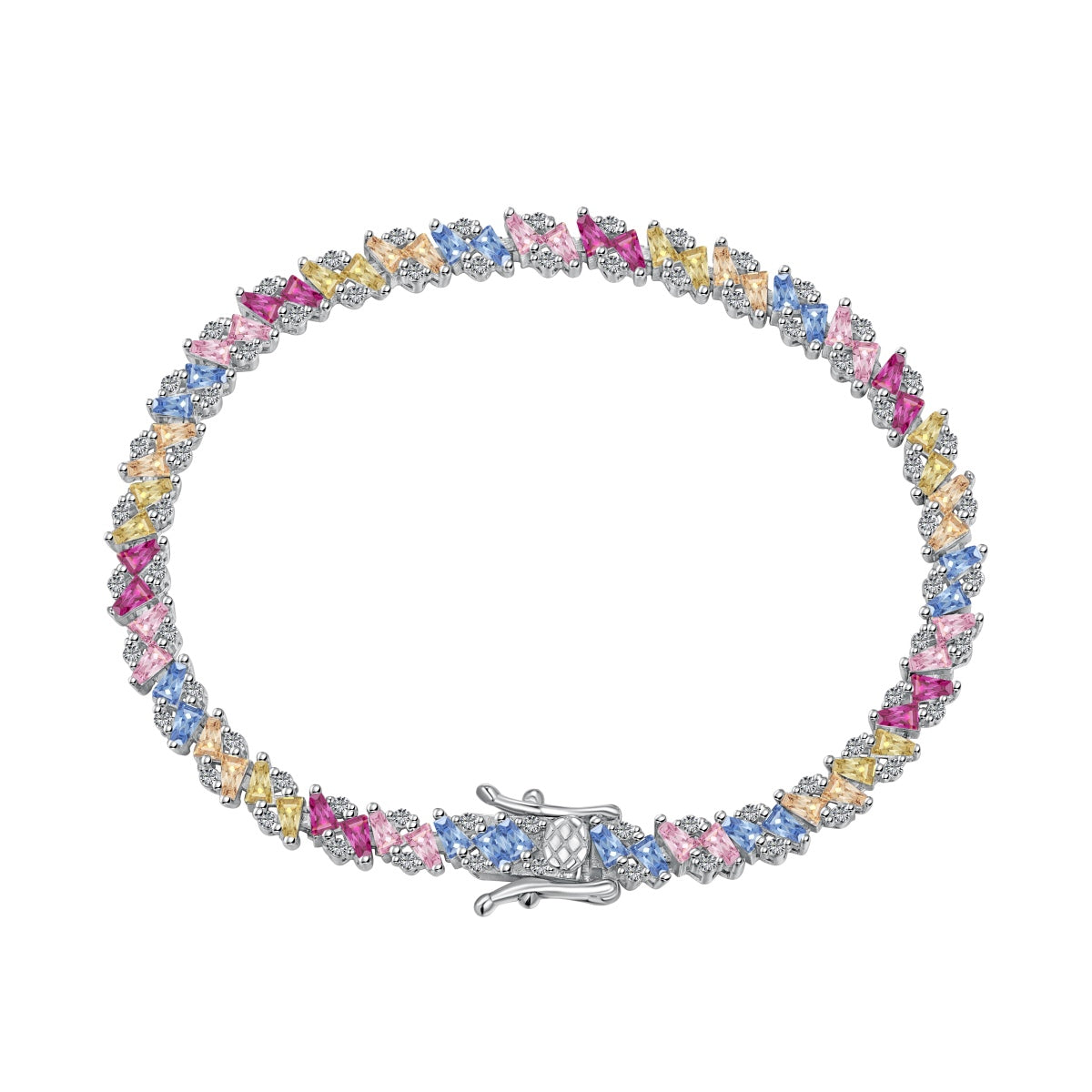 [Lora-Jewelry] Bracelet de fête orné et scintillant à plusieurs coupes