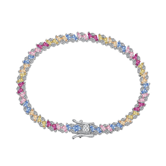 [Lora-Jewelry] Bracelet de fête orné et scintillant à plusieurs coupes