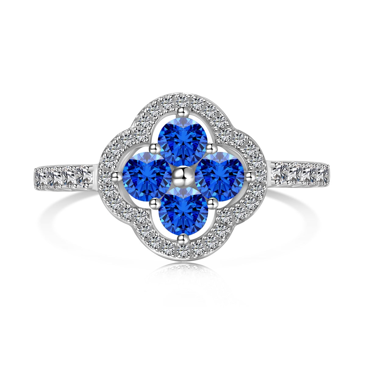 [Lora-Jewelry] Bague à motif de trèfle à quatre feuilles