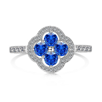 [Lora-Jewelry] Bague à motif de trèfle à quatre feuilles