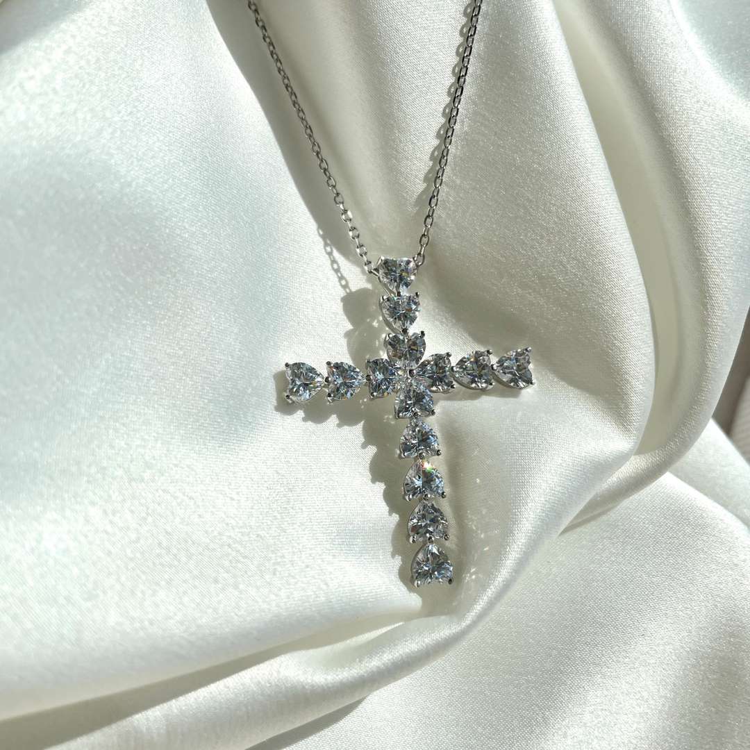 [Lora-Jewelry] Collier en forme de croix rayonnante