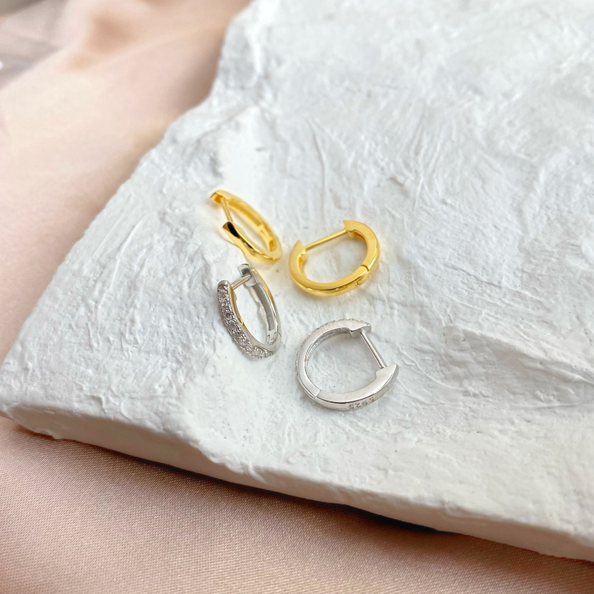 [Lora-Jewelry] Boucles d'oreilles circulaires polyvalentes