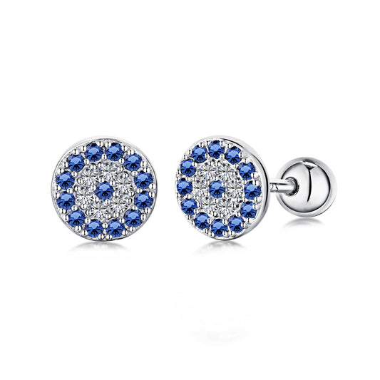 [Lora-Jewelry] Boucles d'oreilles clous d'oreilles en os œil du diable