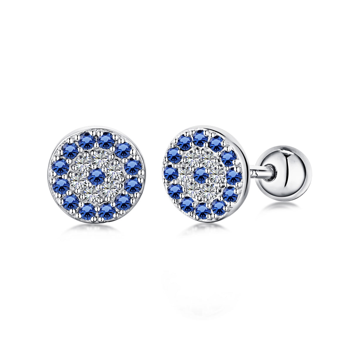 [Lora-Jewelry] Boucles d'oreilles clous d'oreilles en os œil du diable
