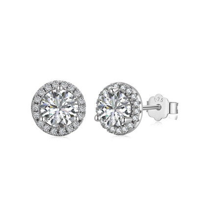 [Lora-Jewelry] Boucles d'oreilles classiques princesse rondes