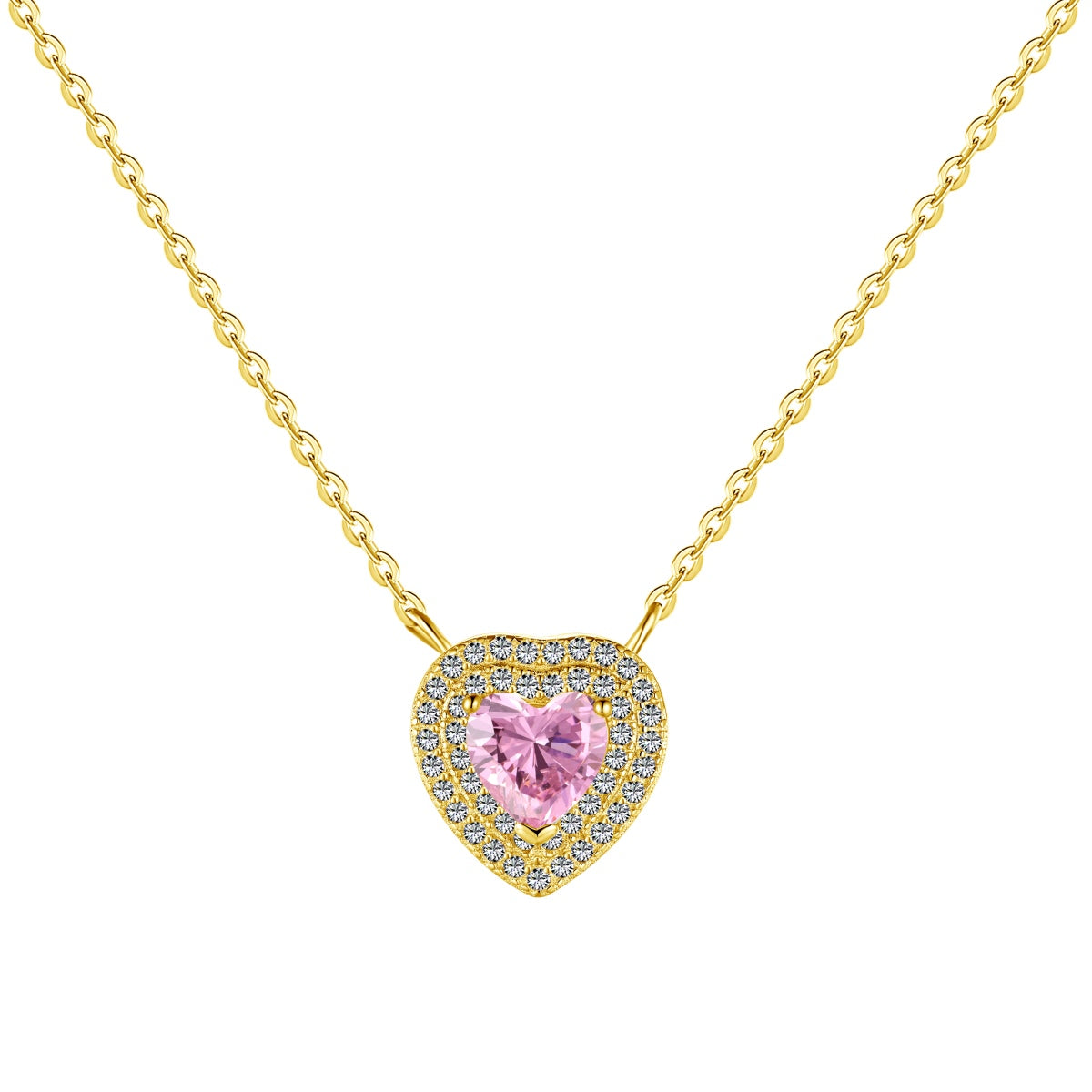 [Lora-Jewelry]Exquisite Heart Shape Necklace