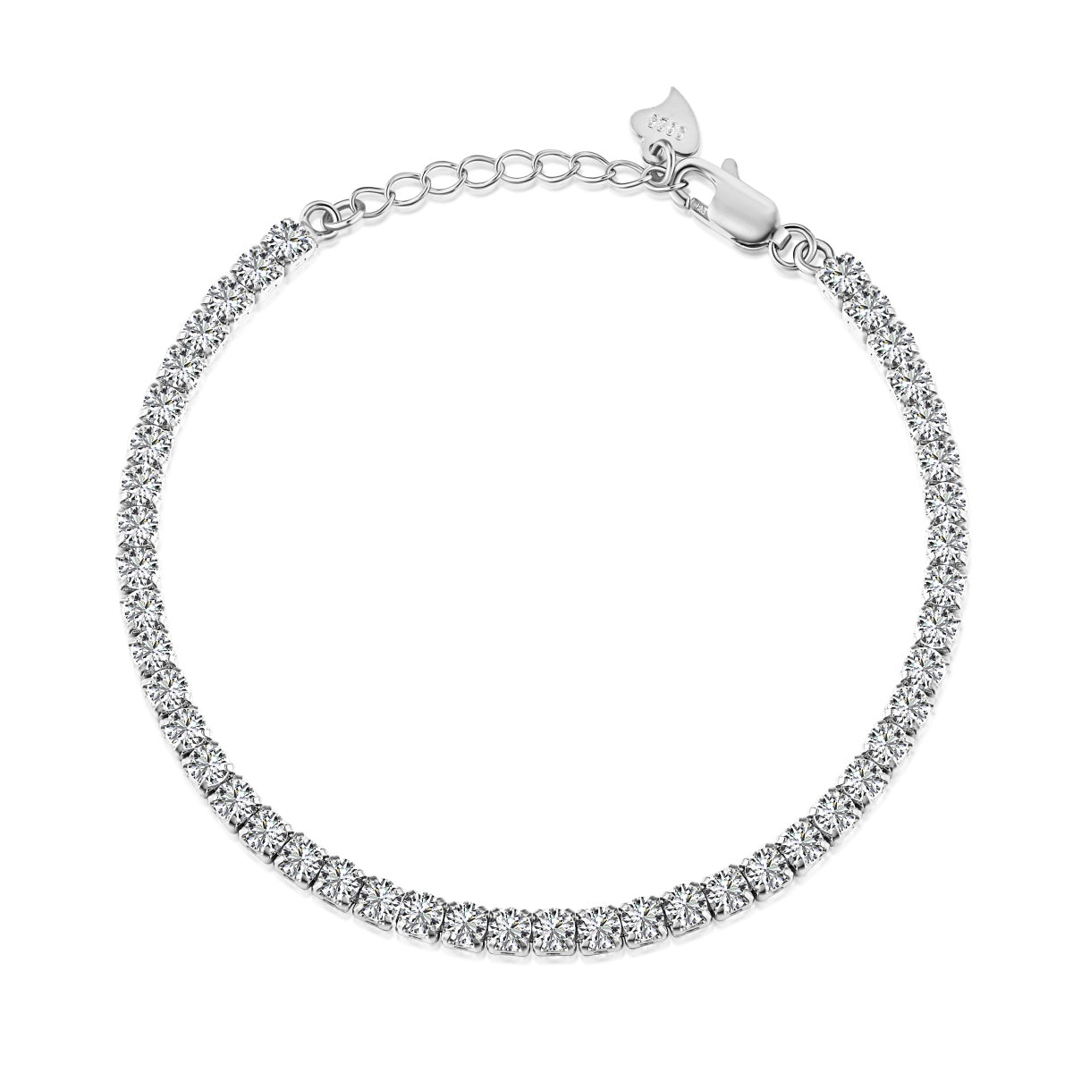 [Lora-Jewelry] Bracelet quotidien scintillant à taille ronde
