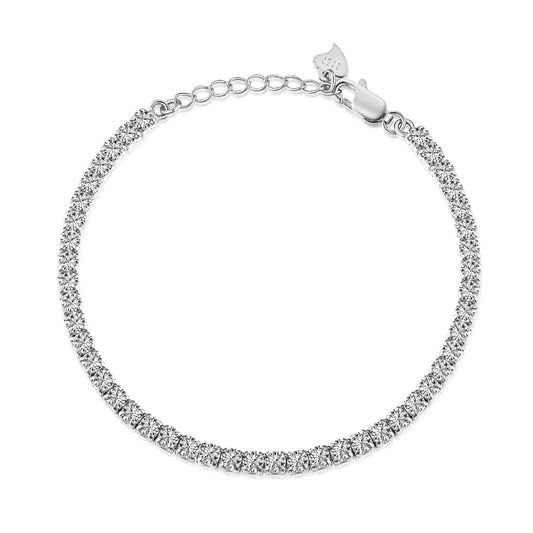 [Lora-Jewelry] Bracelet quotidien scintillant à taille ronde