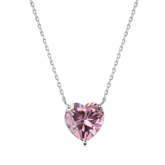 [Lora-Jewelry] Collier en forme de cœur rayonnant de 6,0 carats
