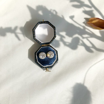 [Lora-Jewelry] Boucles d'oreilles classiques princesse rondes