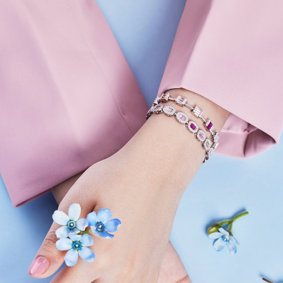 [Lora-Jewelry] Bracelet quotidien exquis en émeraude taillée