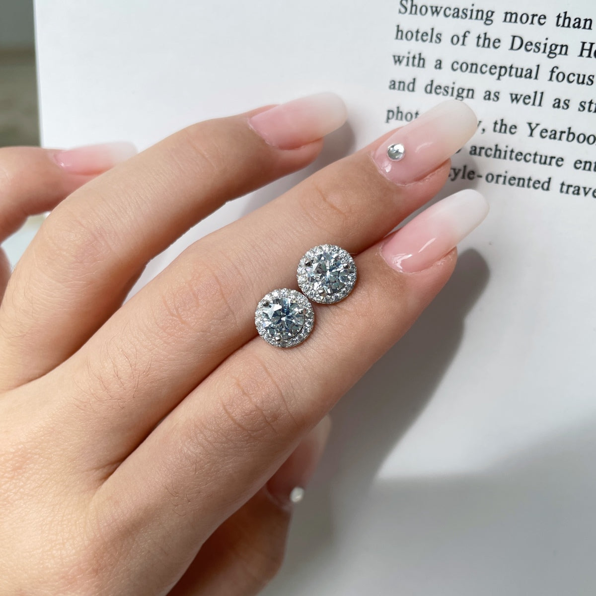 [Lora-Jewelry] Boucles d'oreilles classiques princesse rondes