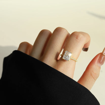 [Lora-Jewelry] Bague de fiançailles luxueuse de 4,0 carats
