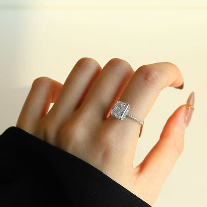 [Lora-Jewelry] Bague de fiançailles luxueuse de 4,0 carats