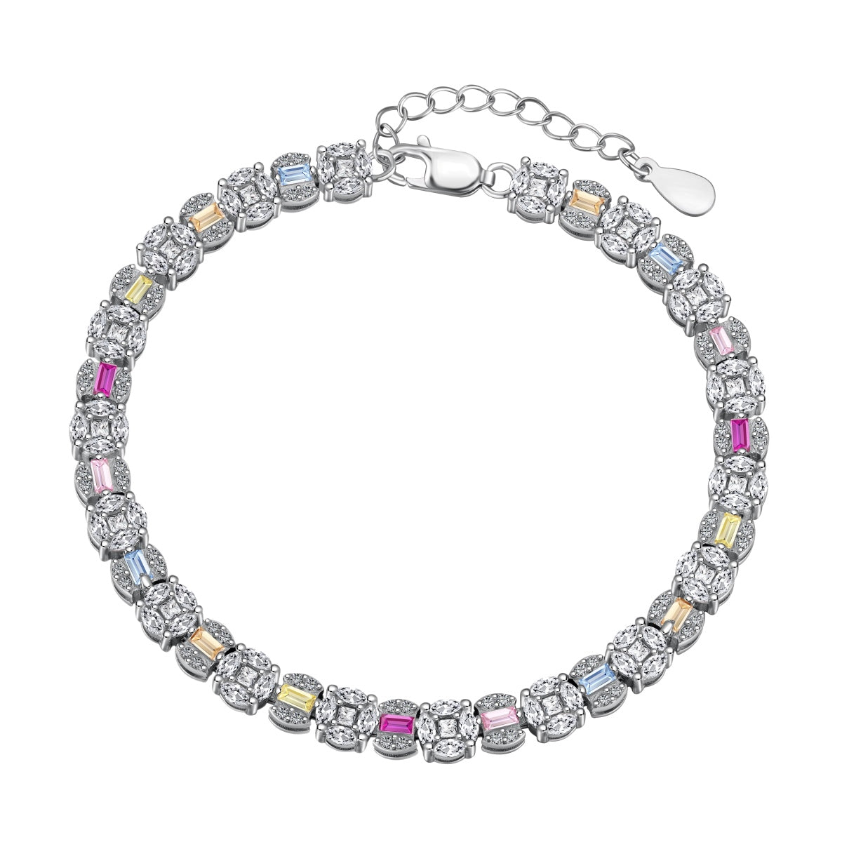 [Lora-Jewelry] Bracelet quotidien multi-tailles éblouissant et radieux