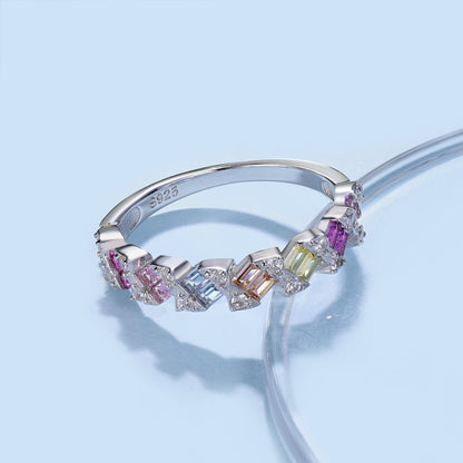 [Lora-Jewelry] Bague quotidienne délicate et vibrante taille émeraude