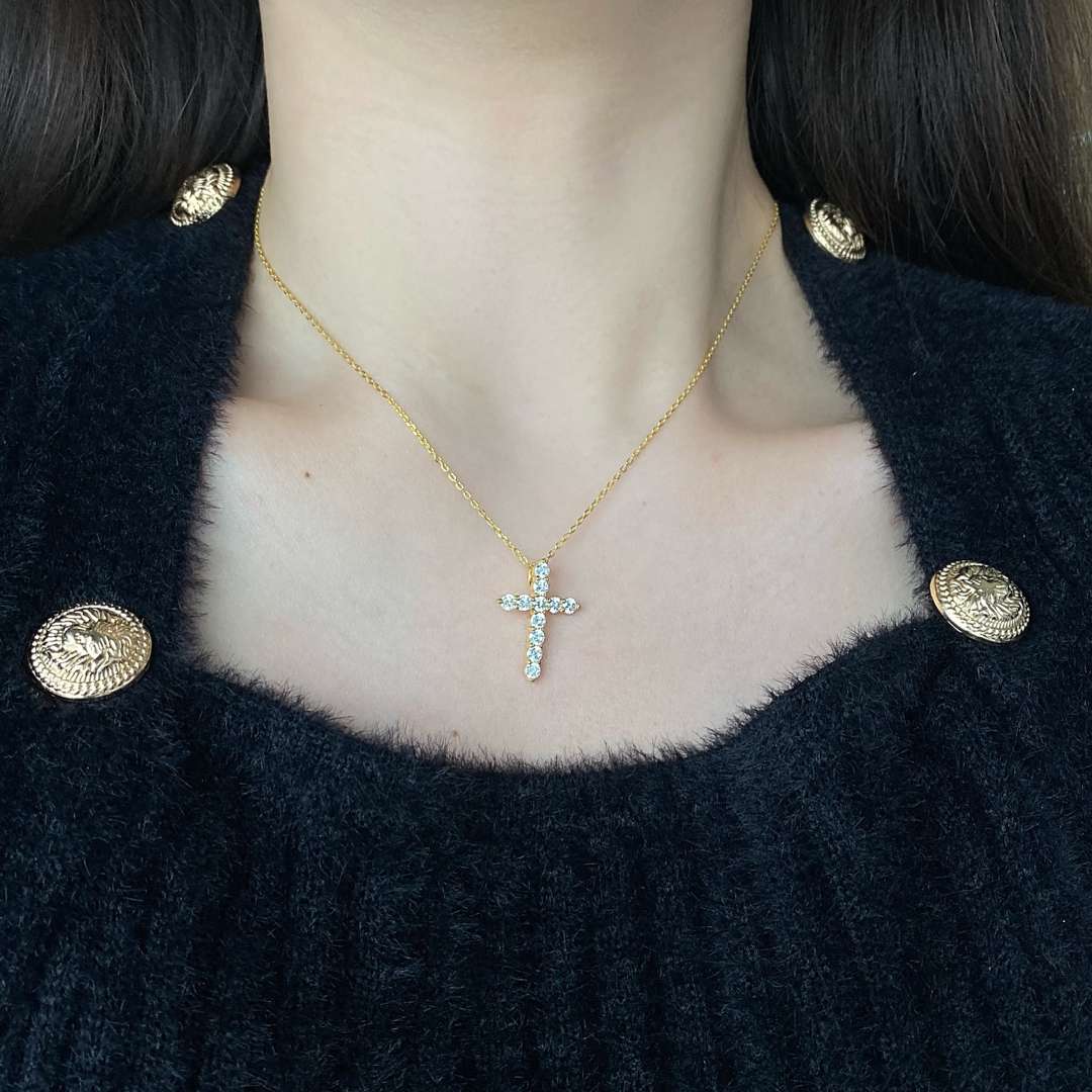 [Lora-Jewelry] Collier unique en forme de croix