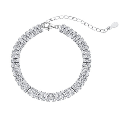 [Lora-Jewelry]美しいエメラルドカットのデイリーブレスレット