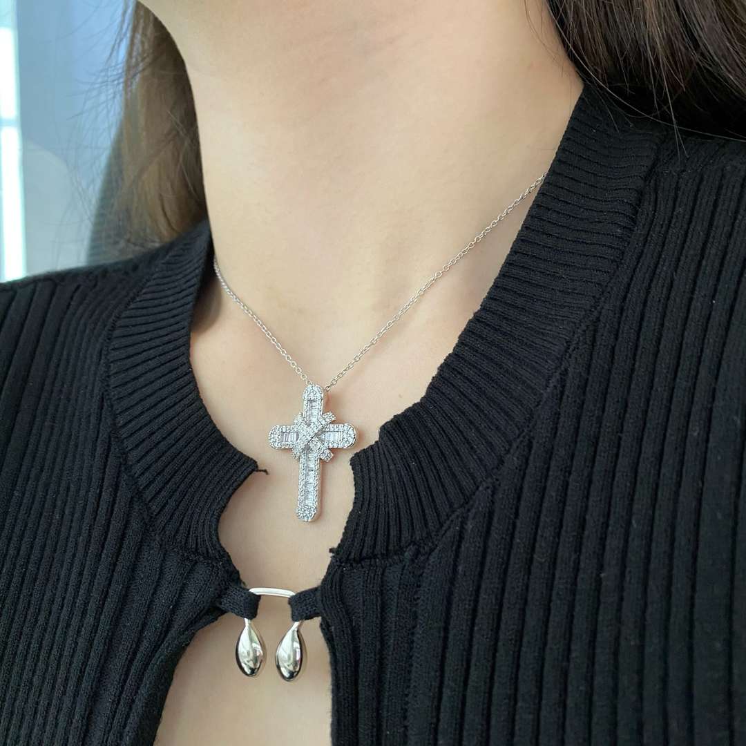 [Lora-Jewelry] Collier Gypsophile avec Diamants