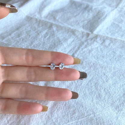 [Lora-Jewelry] Boucles d'oreilles ovales classiques, dignes et élégantes