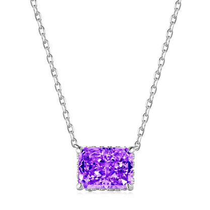[Lora-Jewelry] Collier luxueux de forme carrée et coloré
