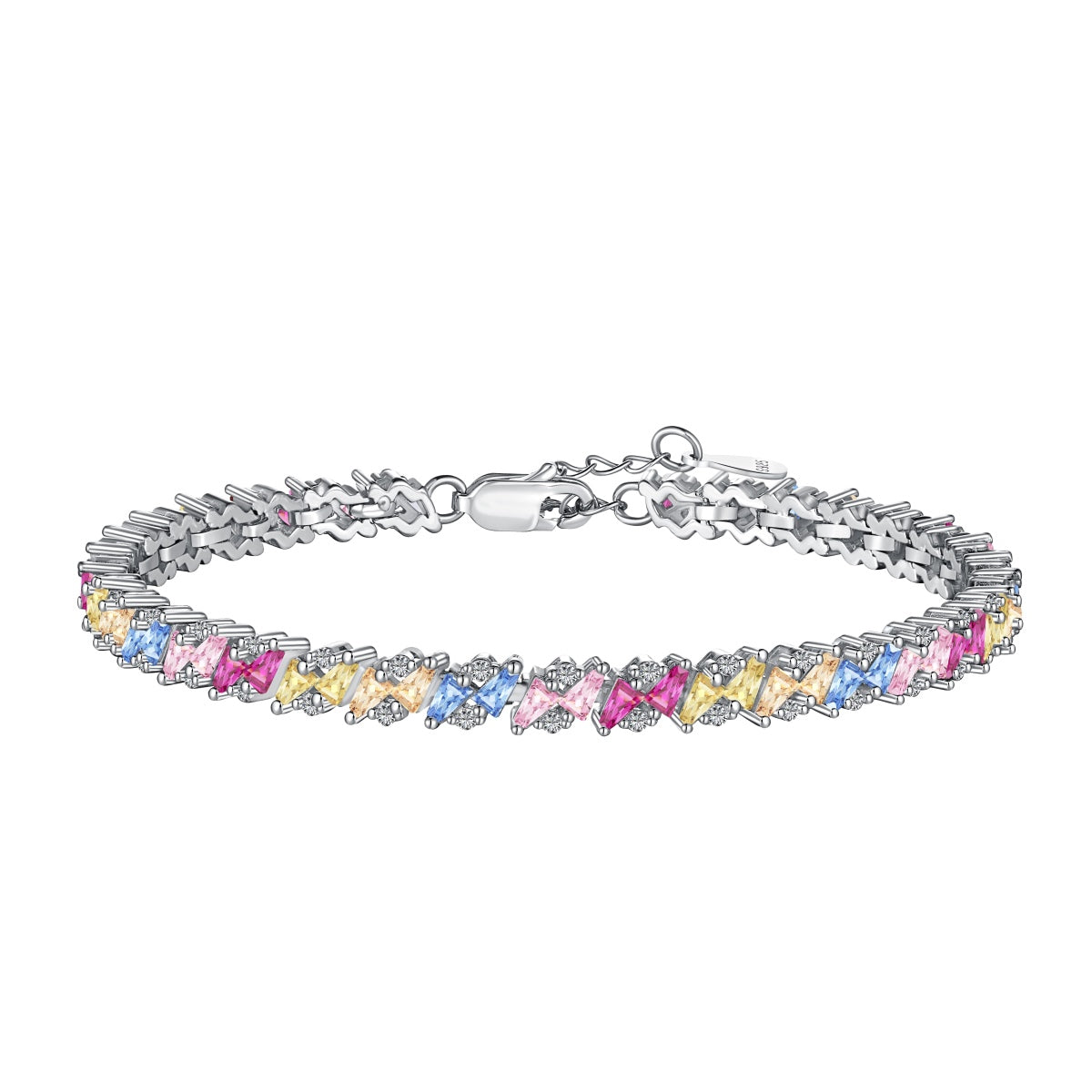 [Lora-Jewelry] Bracelet de fête orné et scintillant à plusieurs coupes