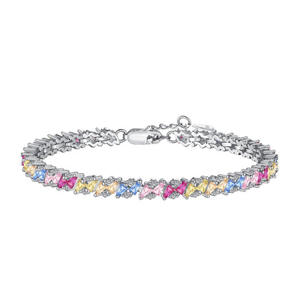 [Lora-Jewelry] Bracelet de fête orné et scintillant à plusieurs coupes