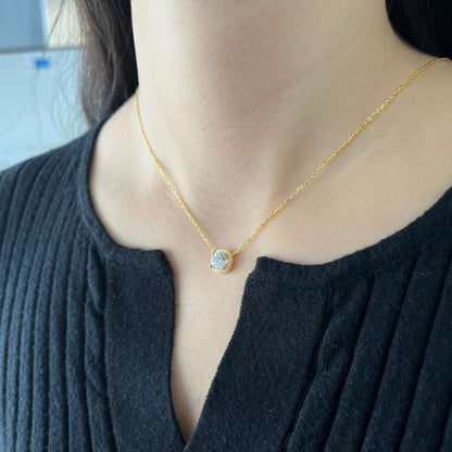 [Lora-Jewelry] Collier luxueux à taille ronde