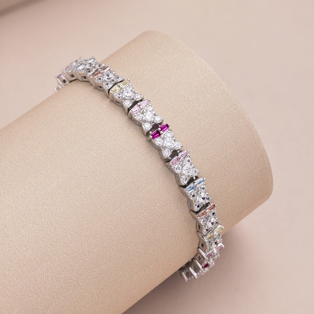 [Lora-Jewelry] Bracelet quotidien unique en forme de fleur colorée