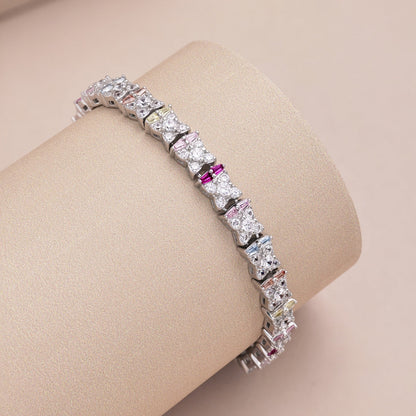 [Lora-Jewelry] Bracelet quotidien unique en forme de fleur colorée