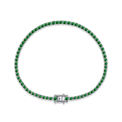 [Lora-Jewelry] Bracelet quotidien éblouissant à coupe ronde colorée