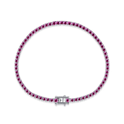 [Lora-Jewelry] Bracelet quotidien éblouissant à coupe ronde colorée