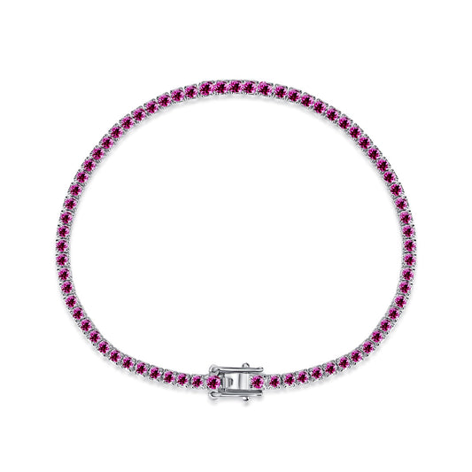 [Lora-Jewelry] Bracelet quotidien éblouissant à coupe ronde colorée