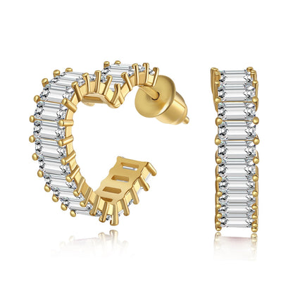 [Lora-Jewelry] Boucles d'oreilles découpées en forme de cœur rayonnant