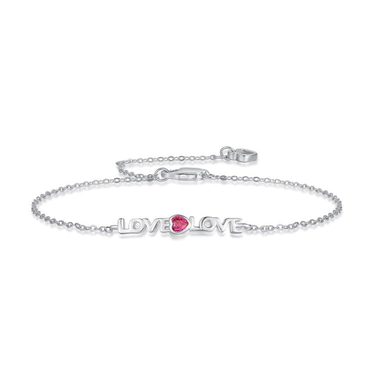 [Lora-Jewelry] Bracelet romantique en forme de cœur pour amoureux