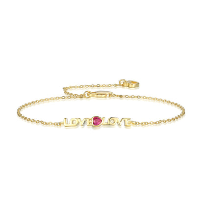 [Lora-Jewelry] Bracelet romantique en forme de cœur pour amoureux