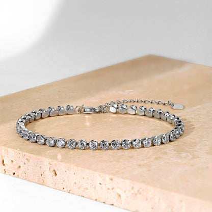 [Lora-Jewelry] Bracelet rond scintillant et orné pour tous les jours