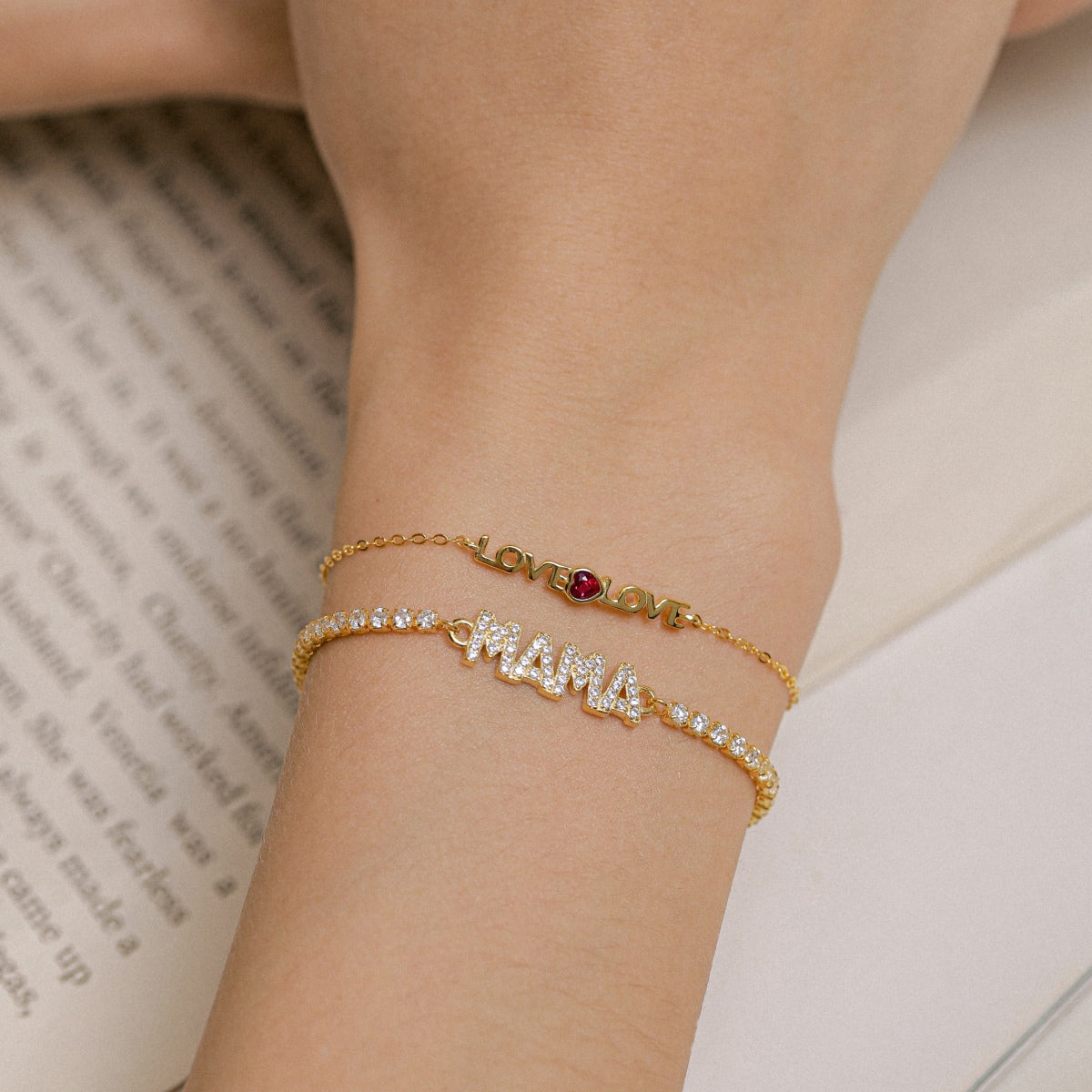 [Lora-Jewelry] Bracelet romantique en forme de cœur pour amoureux