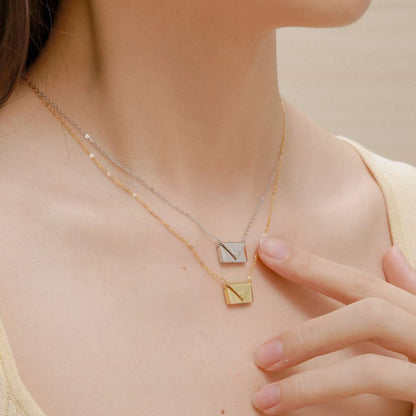 [Lora-Jewelry] Collier en forme de cœur pour la fête des mères