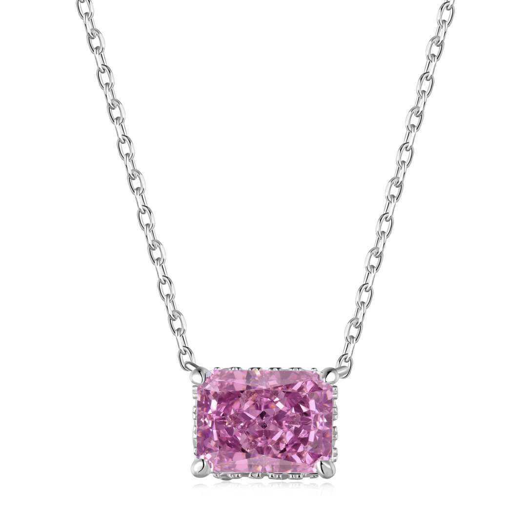 [Lora-Jewelry] Collier luxueux de forme carrée et coloré