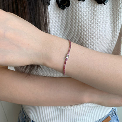 [Lora-Jewelry] Bracelet quotidien éblouissant à coupe ronde colorée