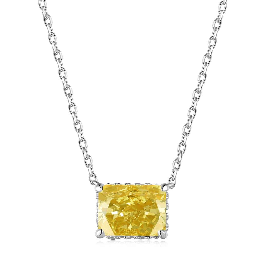 [Lora-Jewelry] Collier luxueux de forme carrée et coloré
