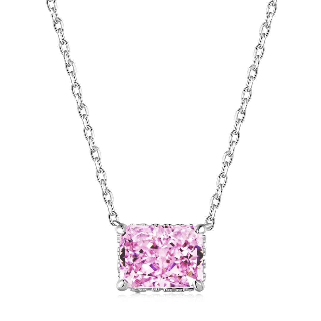 [Lora-Jewelry] Collier luxueux de forme carrée et coloré