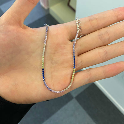 [Lora-Jewelry] Bracelet tennis taille princesse brillant et radieux