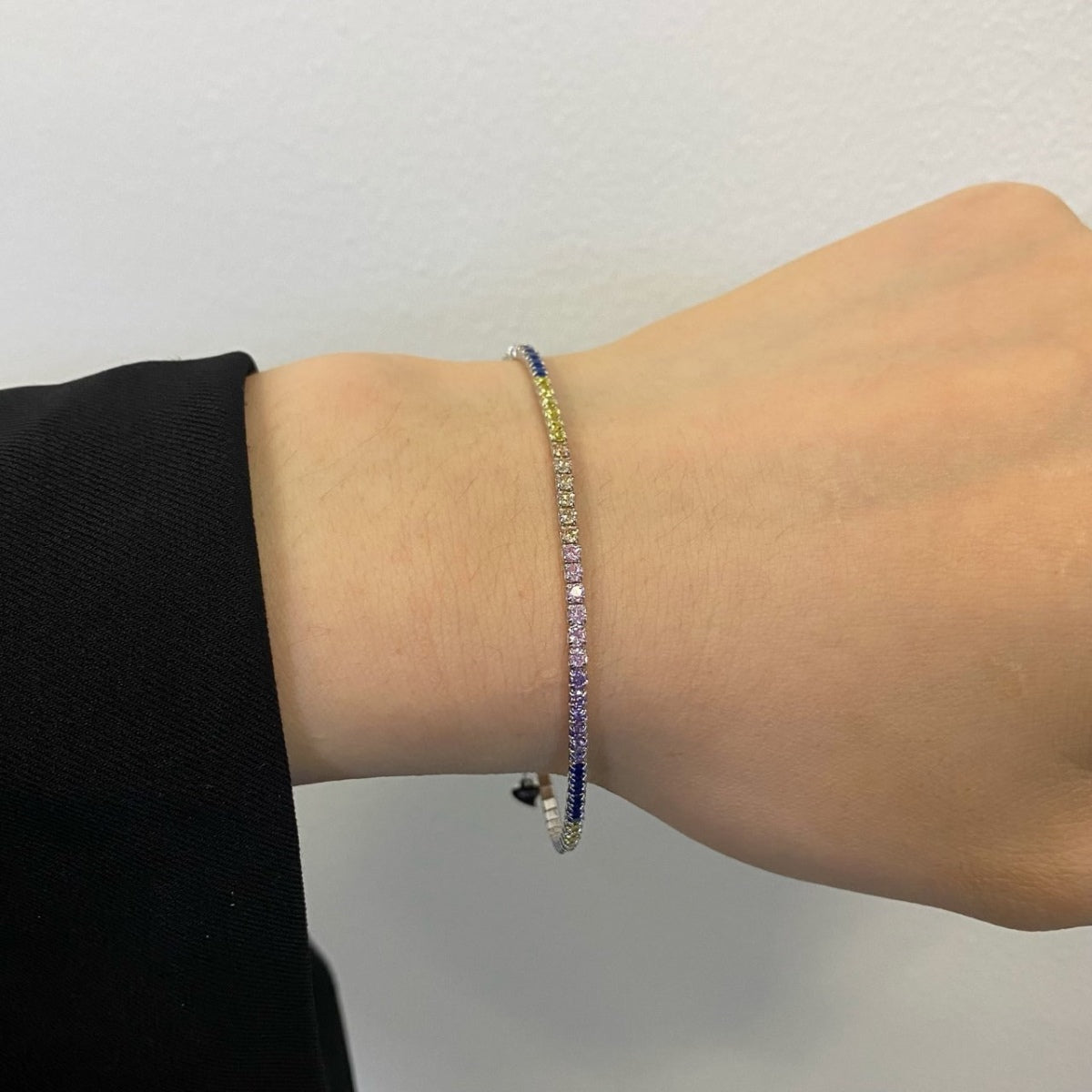 [Lora-Jewelry] Bracelet tennis taille princesse brillant et radieux