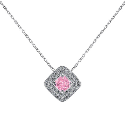 [Lora-Jewelry] Collier scintillant en taille Asscher