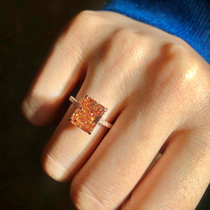 [Lora-Jewelry] Bague de fiançailles luxueuse de 4,0 carats