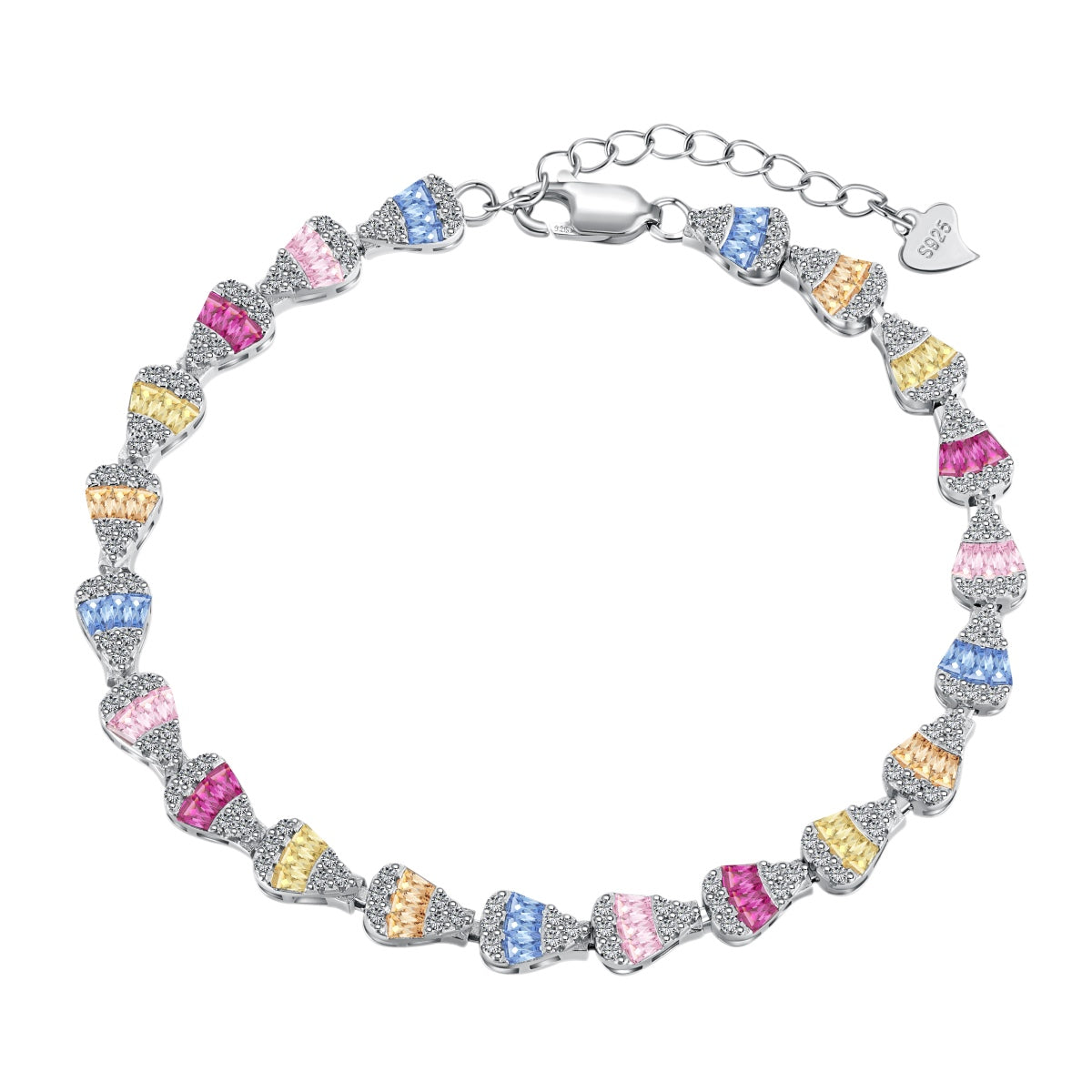 [Lora-Jewelry] Bracelet quotidien en forme de goutte d'eau rayonnante